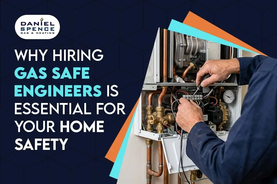 Gas Safe Engineers performing a professional boiler inspection and maintenance service to ensure safe and efficient home heating systems.