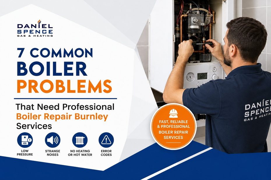7 common boiler problems requiring professional Boiler Repair Burnley services